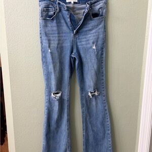 Risen Jeans Classic Blue Flare Jeans